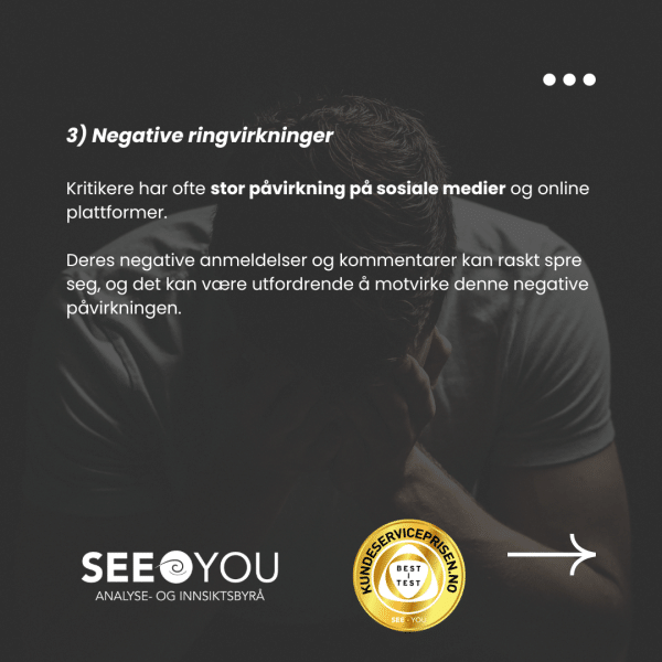 77% av kundene er kritikere 77% av kundene er kritikere