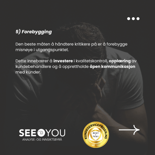 77% av kundene er kritikere 77% av kundene er kritikere