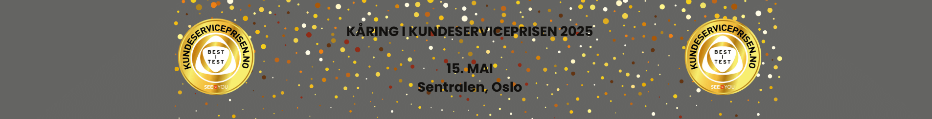 KARING I KUNDESERVICEPRISEN 2025 15. MAI Sentralen Oslo 1