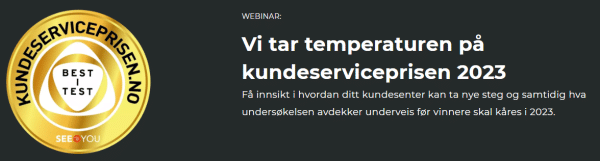 Temperaturen på Kundeserviceprisen 2023 ep. 3 Temperaturen på Kundeserviceprisen 2023