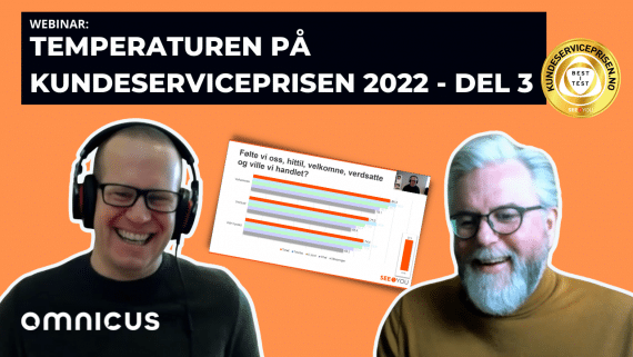 Webinar 3 om Kundeserviceprisen 2022